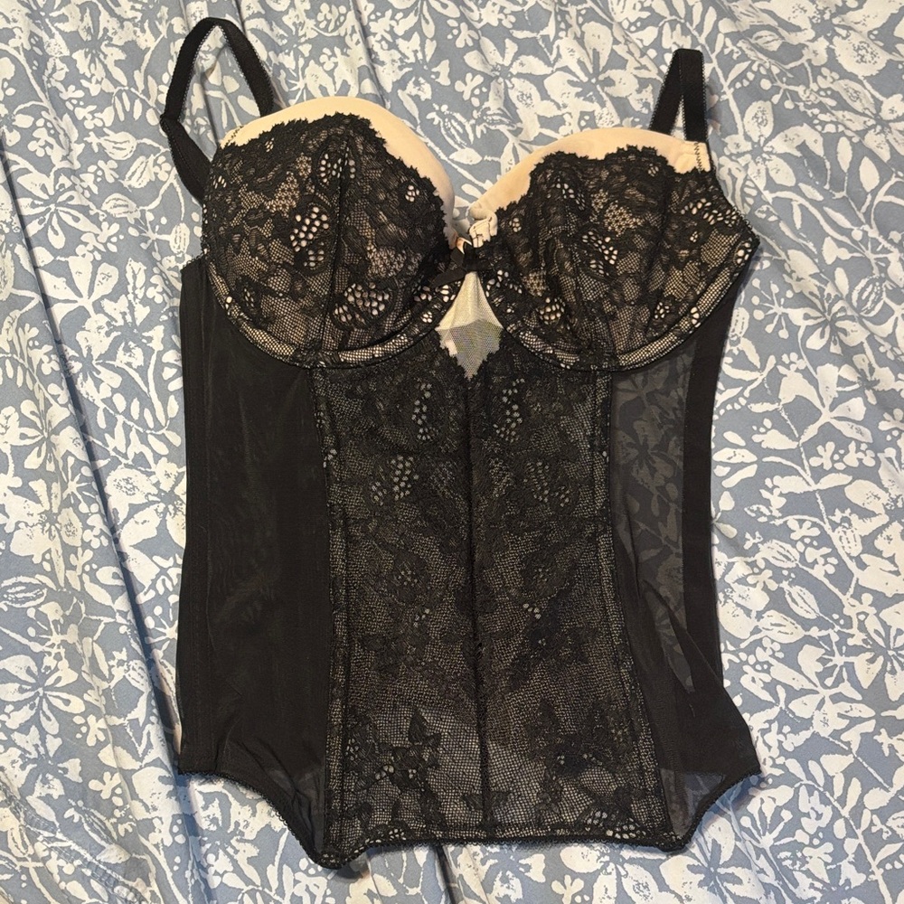 Victoria's Secret Black Lace Corset
